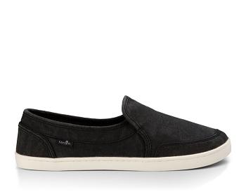 Sanuk Pair O Dice Slip On Women's Shoes Black | Canada 113RVD